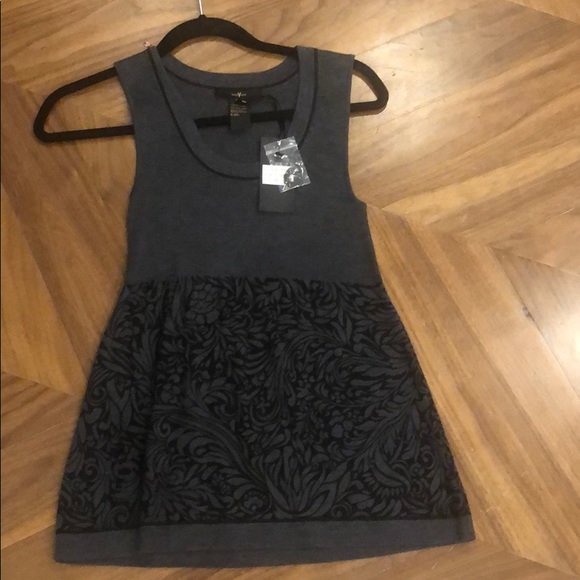 BNWT Votre Nom 100% wool sleeveless long shirt - Picture 4 of 8